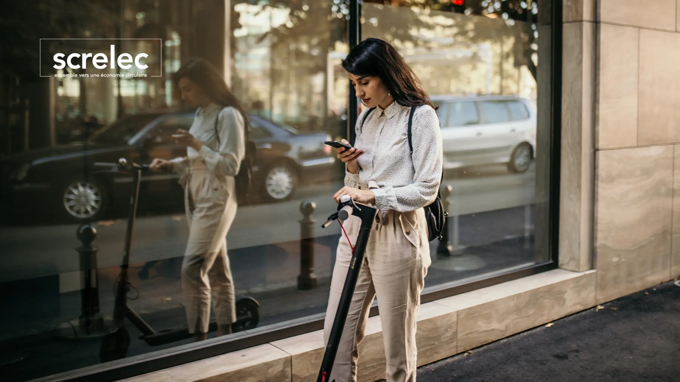 Trajet domicile-travail à trottinette électrique